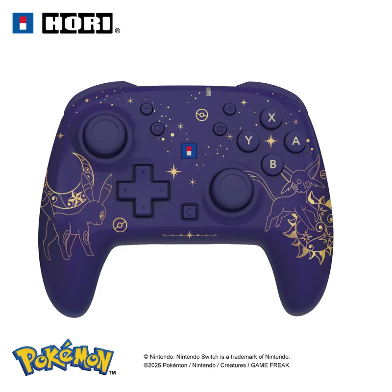 Slutrea | HORI - Wireless HORIPAD Turbo (Espeon & Umbreon) for Nintendo Switch 2 - Purple