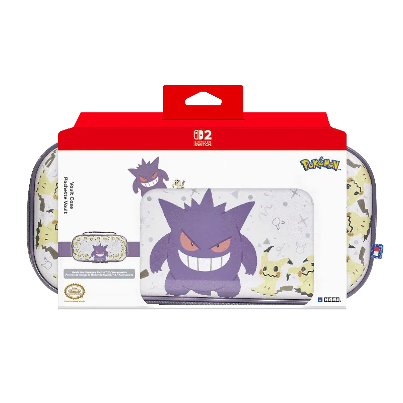 Snabb leverans - HORI - Vault Case for Switch 2 - Gengar & Mimikyu - Purple