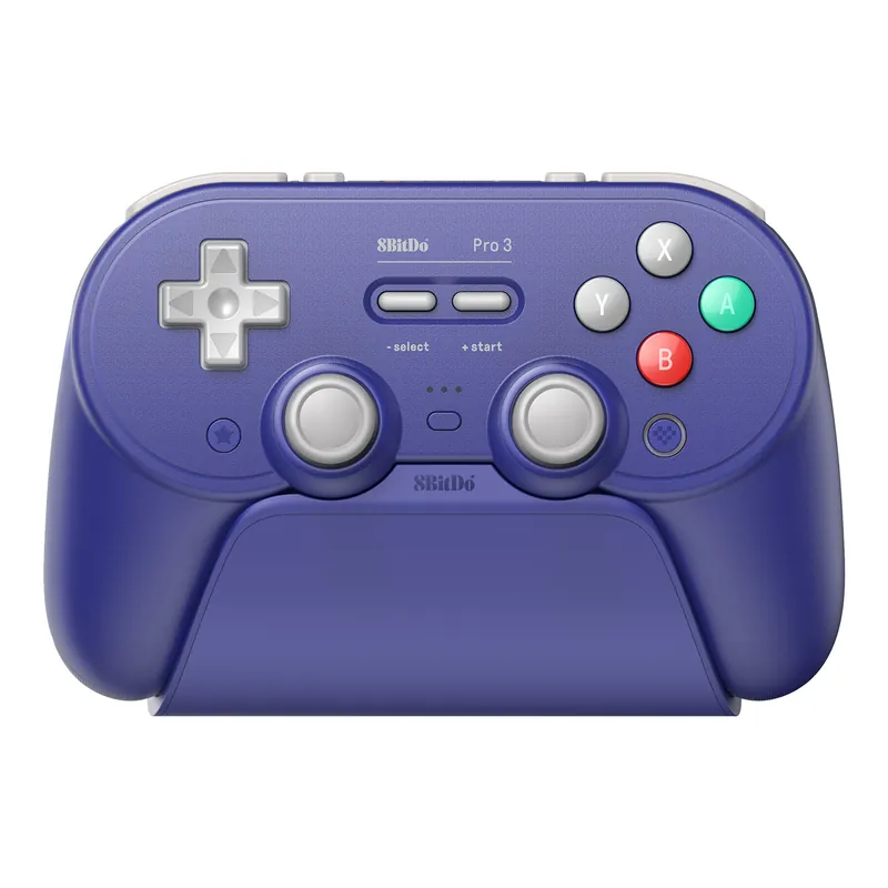Köp online - 8Bitdo - Pro 3 Bluetooth Gamepad - Purple