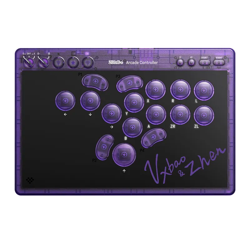 Sänkt pris | 8Bitdo - Arcade Controller - Purple