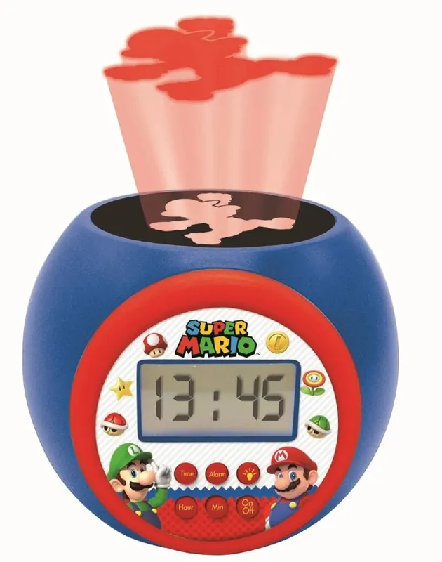 Lexibook - Super Mario - Projector Alarm Clock (RL977NI) | Lägg i varukorg
