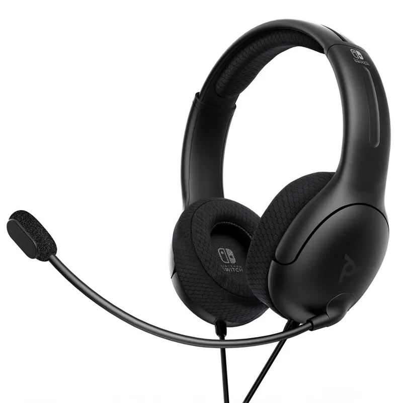 Finns att beställa | PDP Nintendo Switch Wired Headset LVL40 Black