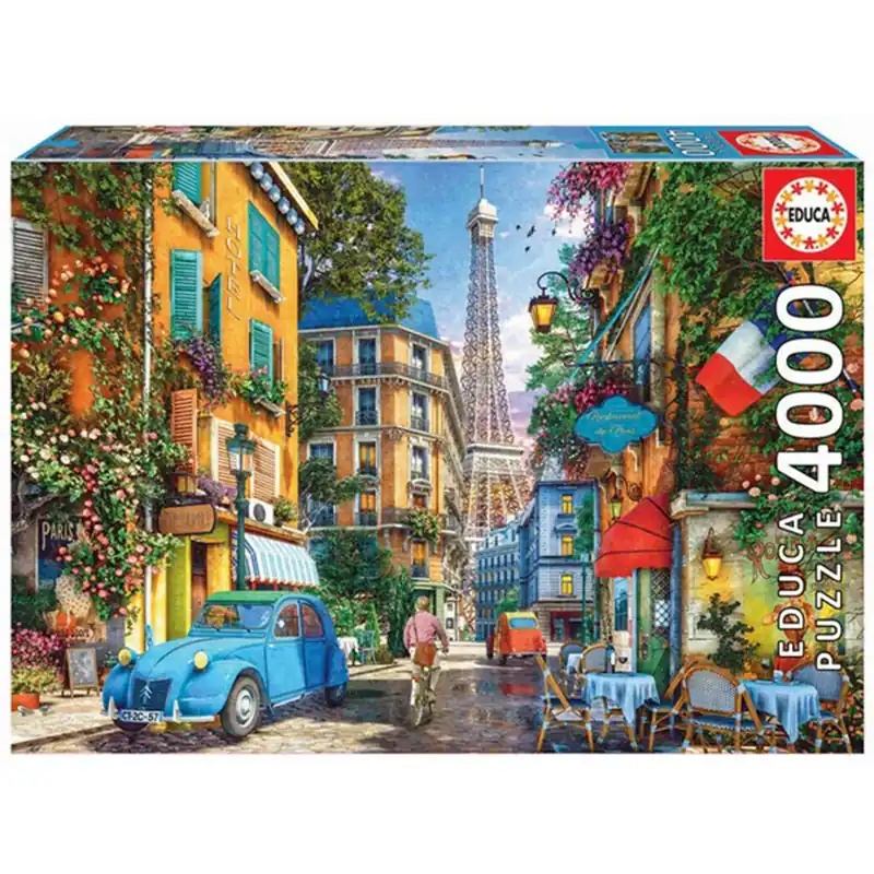 Tillverkarpris - Educa Old Streets of Paris Jigsaw Puzzle 4000st