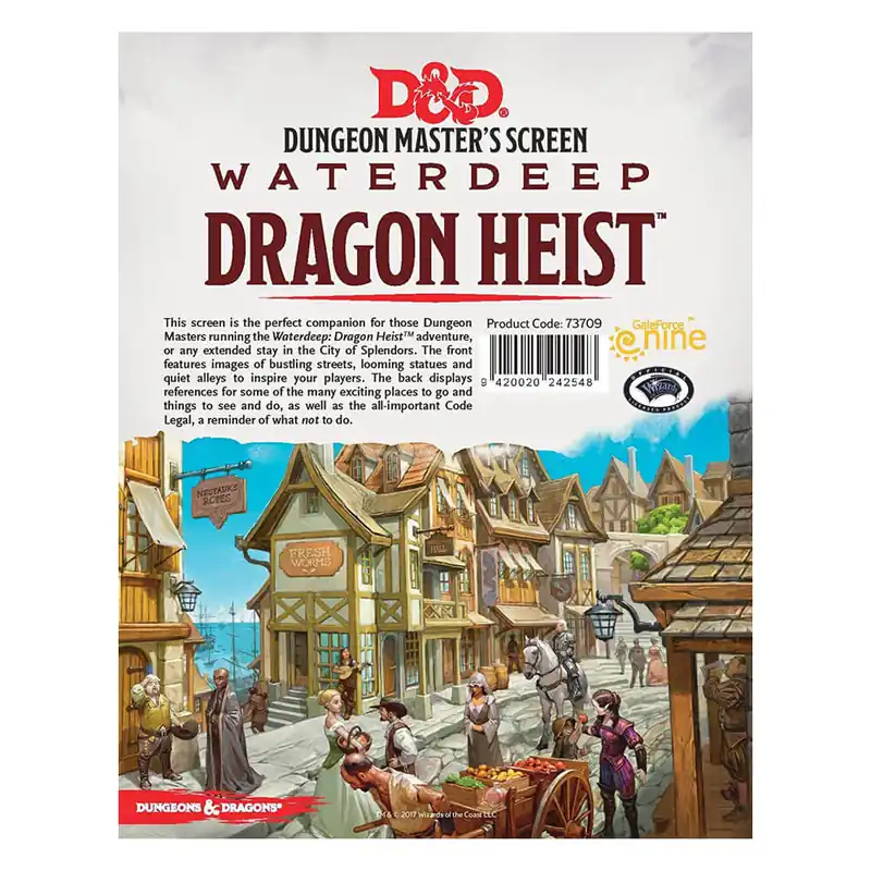 Toppsäljare - D & D Waterdeep Dragon Heist DM -skärm