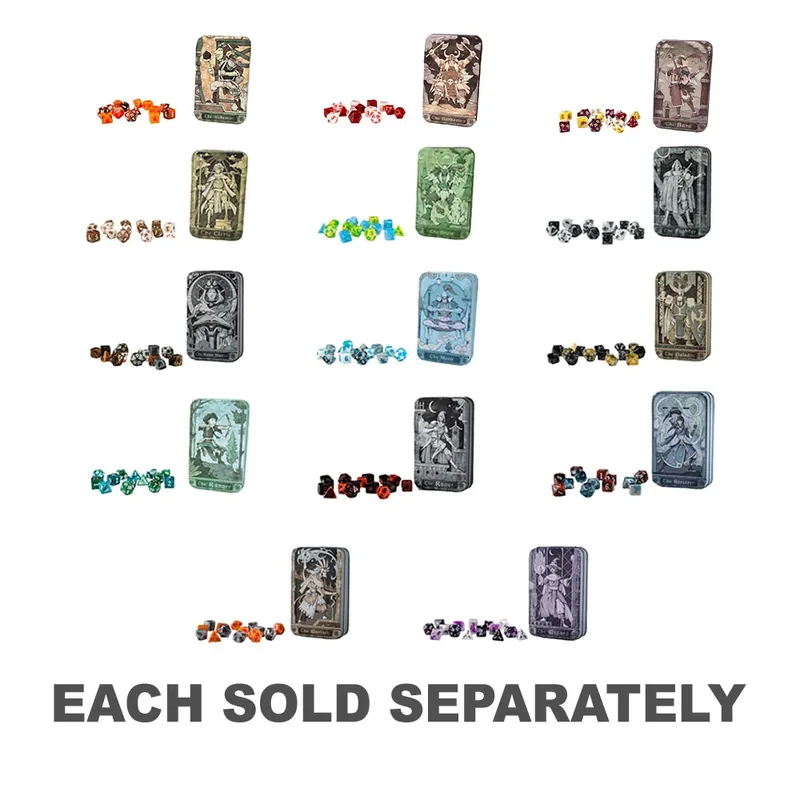 Favorit hos kunderna - Beadle & Grimms Dice set i tenn