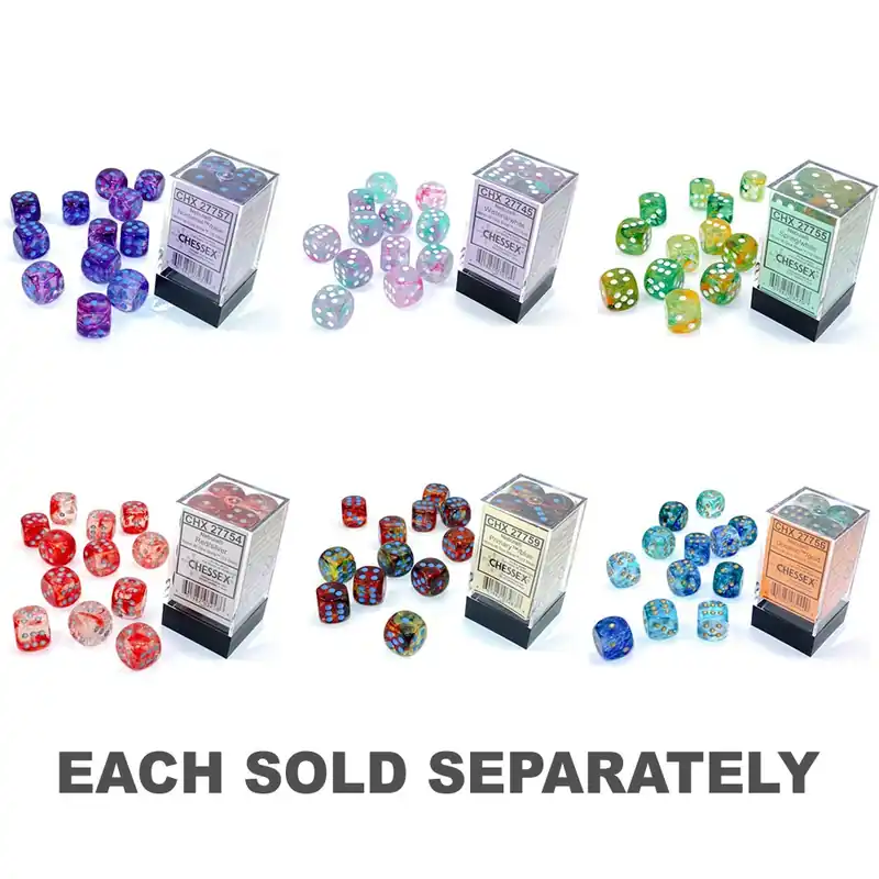 Spara mer - Nebula Chessex 16mm D6 Dice Block