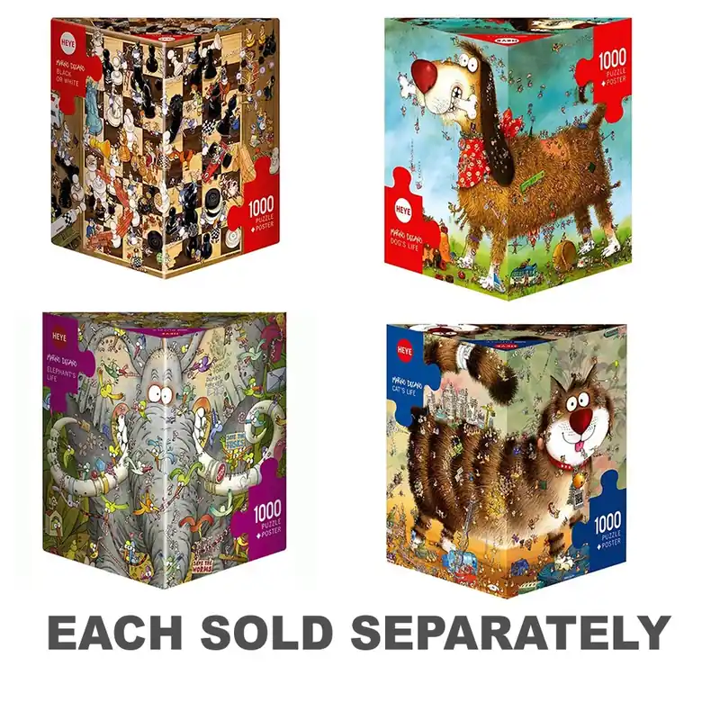 Väl omtyckt | Heye Degano Triangular Jigsaw Puzzle 1000pcs