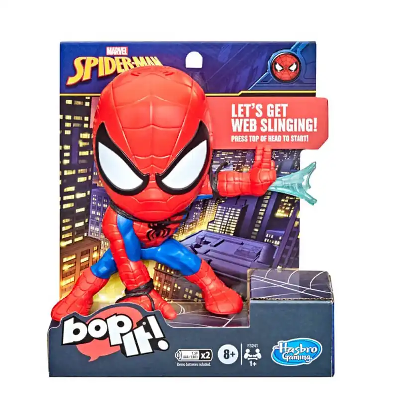 Bop It Spiderman -spel - Passa på nu
