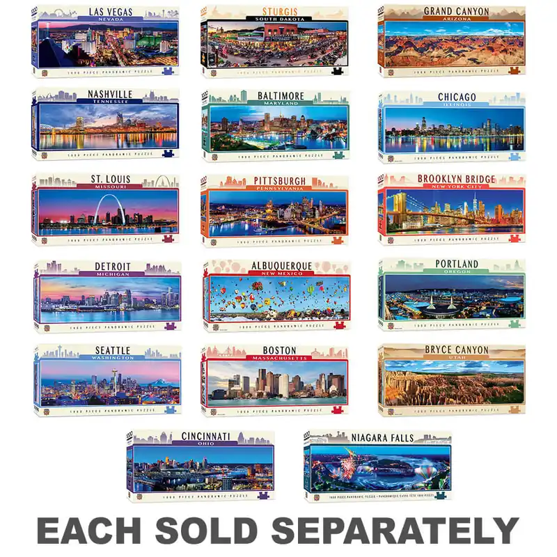 Masterpieces Puzzle Panoramic (1000 st) | Erbjudandet går snart ut