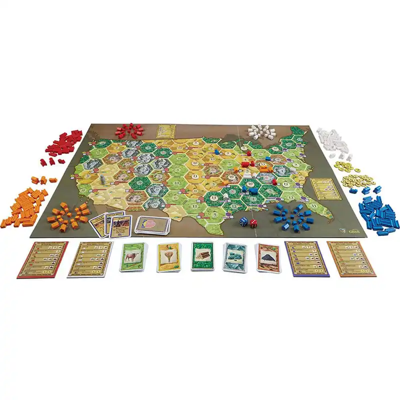 Settlers of America Trails to Rails Board Game | Nyhet i webbutiken