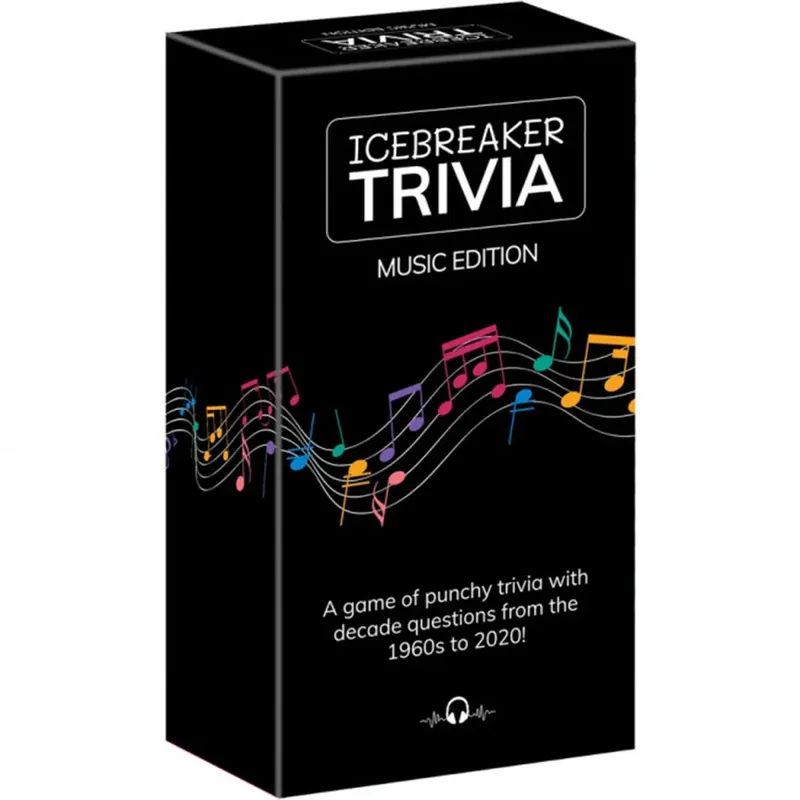 Kundfavorit | Icebreaker Trivia Music Edition Card Game