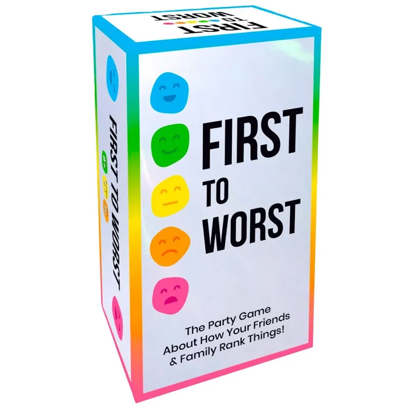First to Worst Party Game - Kanonerbjudande