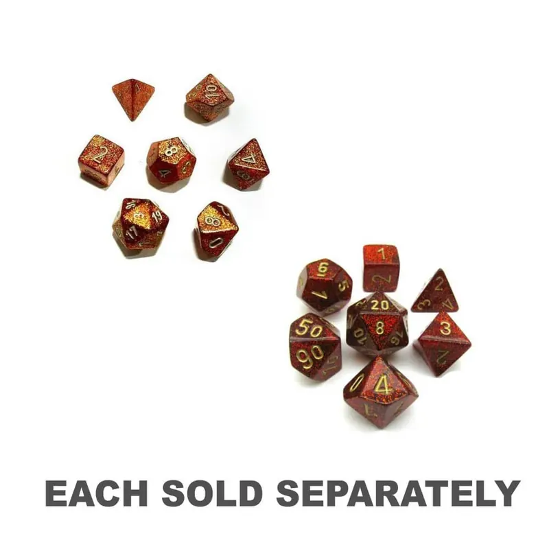 Specialerbjudande - D7 Die Set Dice Glitter Polyhedral (7 DICE)