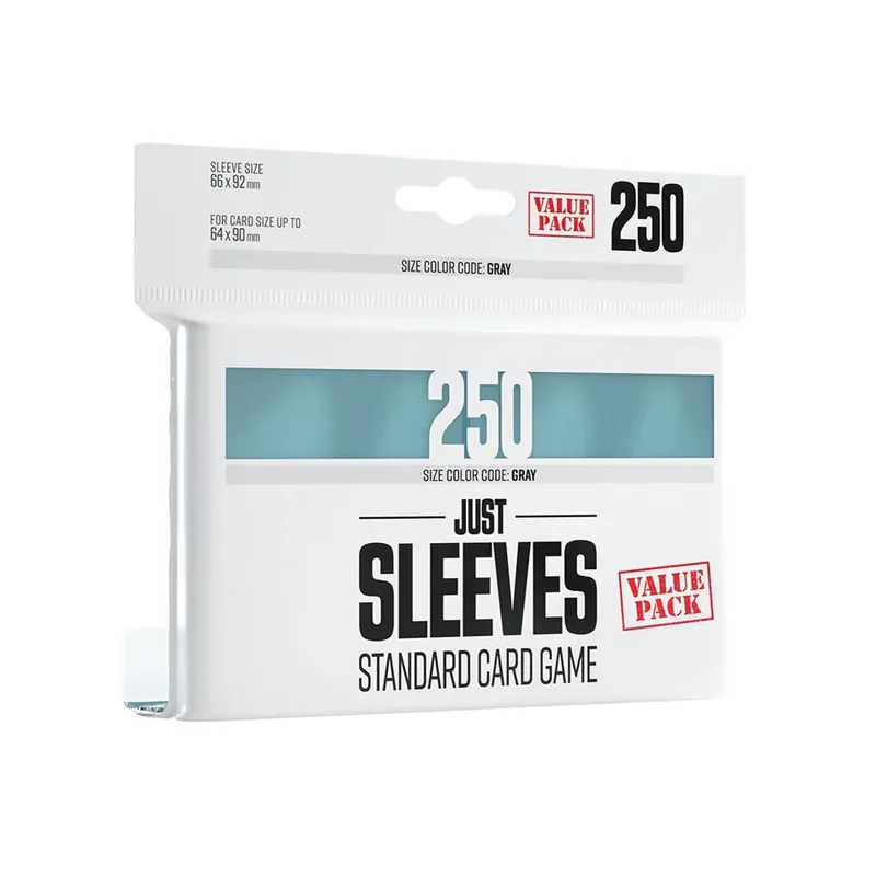 Gamegenic Just Sleeves Value Pack (Clear) - Beställ direkt