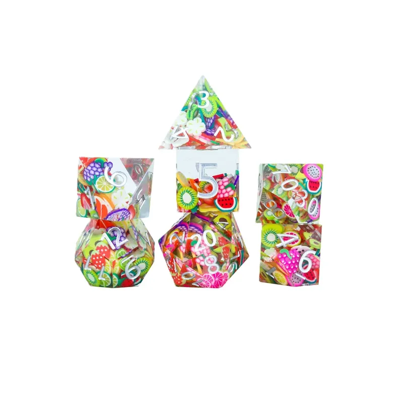 Sirius Dice Sharp Fruit Dice Set 7st - Kampanjpris