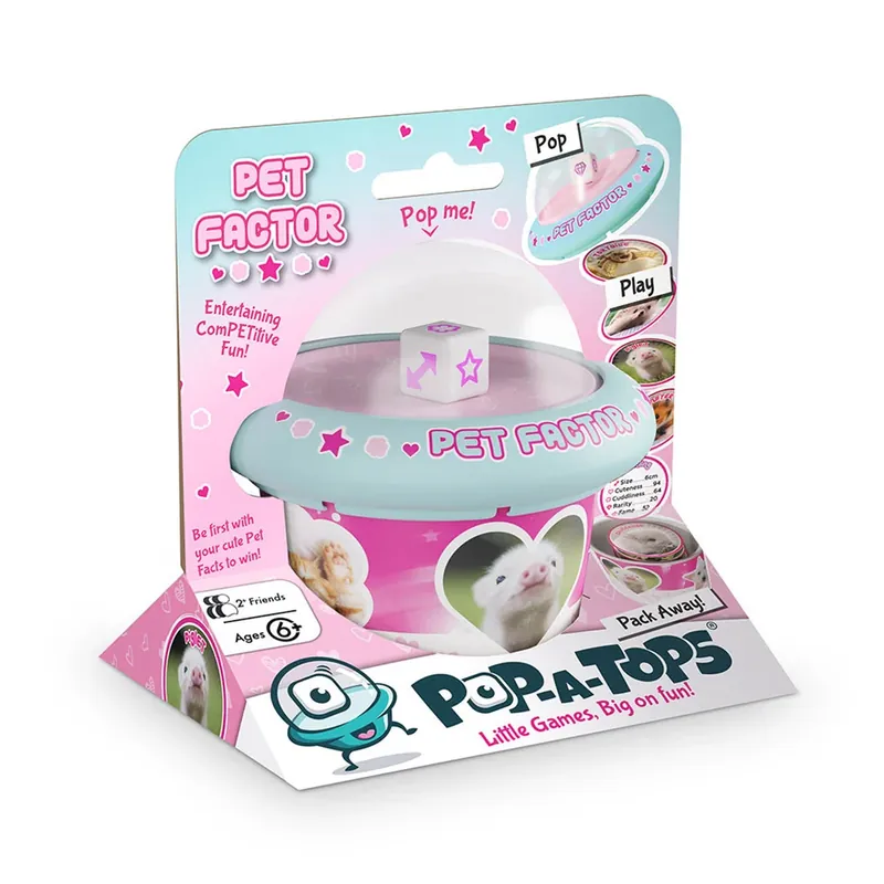 Pop-A-Tops Pet Factor Game | Bra pris