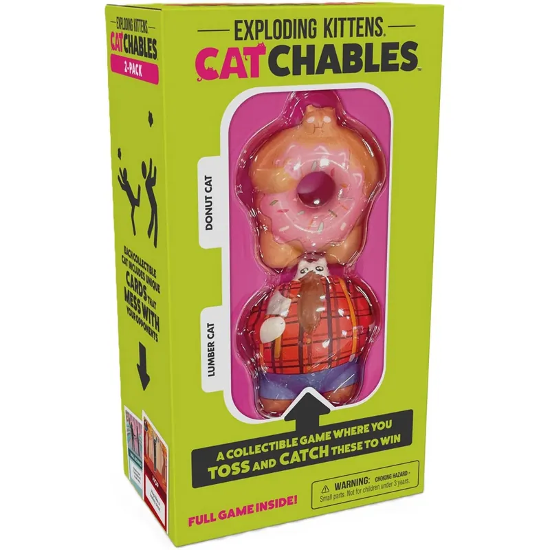 Enkel beställning | Catchables 2-Pack 1 Donut & Lumber Party Game