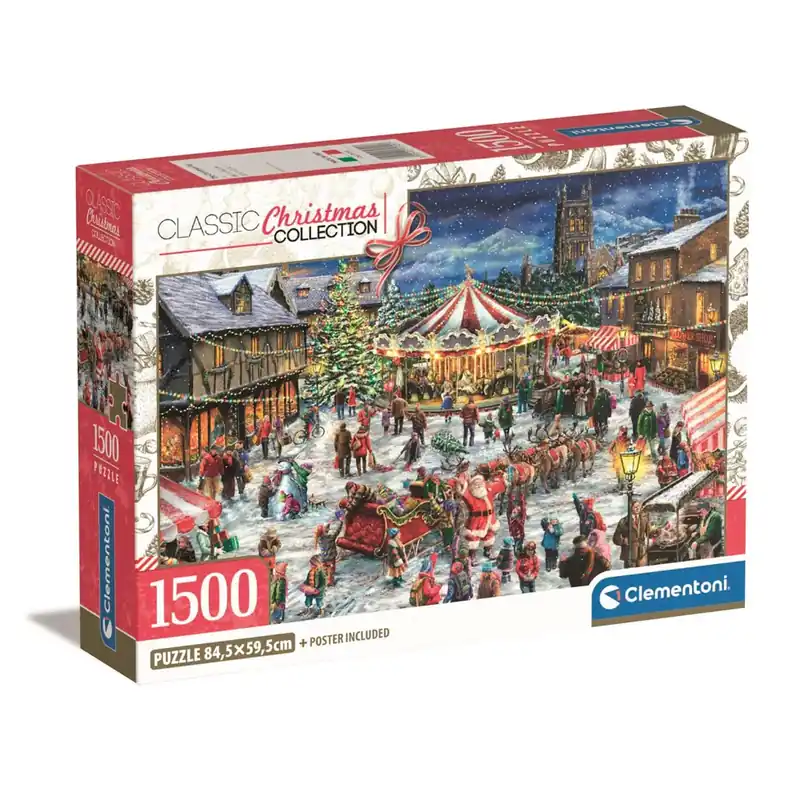 Endast ett fåtal kvar | Clementoni the Christmas Fair 1500pc Puzzle