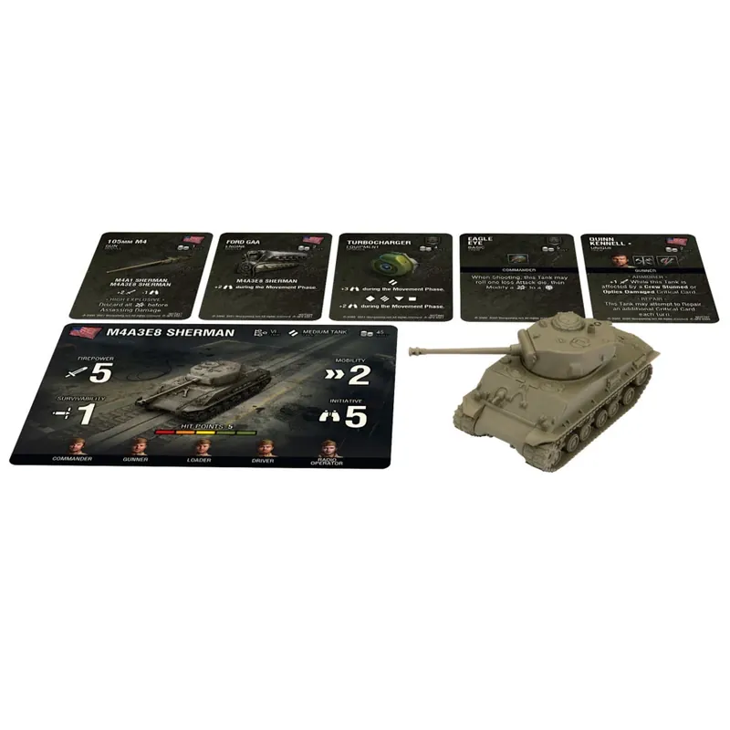 Skaffa nu - World of Tanks Miniatures Game Wave 7 American Easy Eight