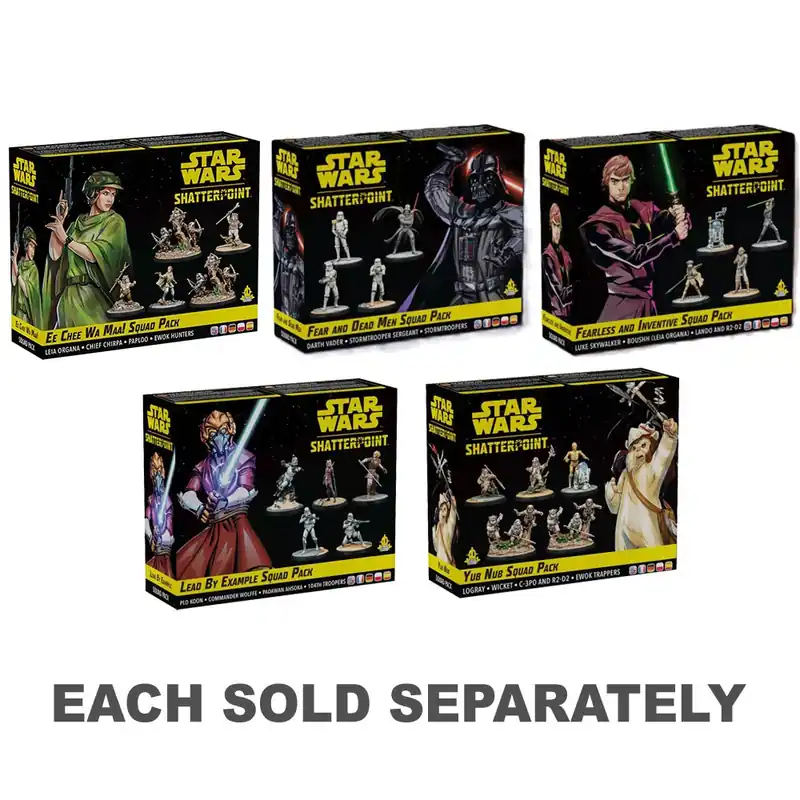 Försäljningssuccé | Star Wars Shatterpoint Squad Pack