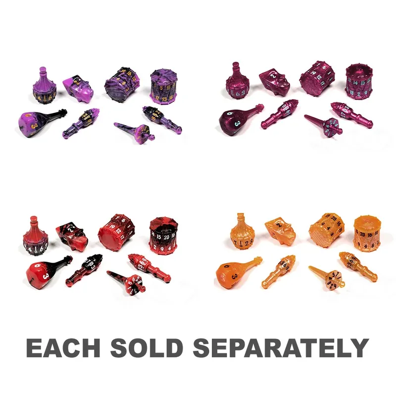 Favorit - Polyhero Dice Bard 8 Dice Set