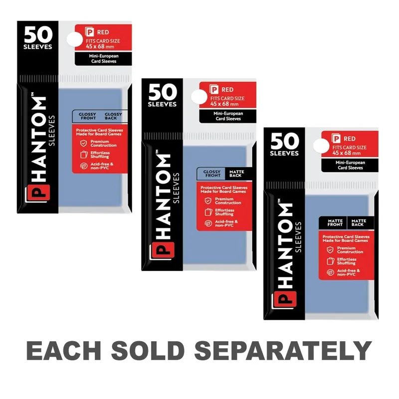 Röda fantomärmar 50st (45x68mm) - Dagens deal