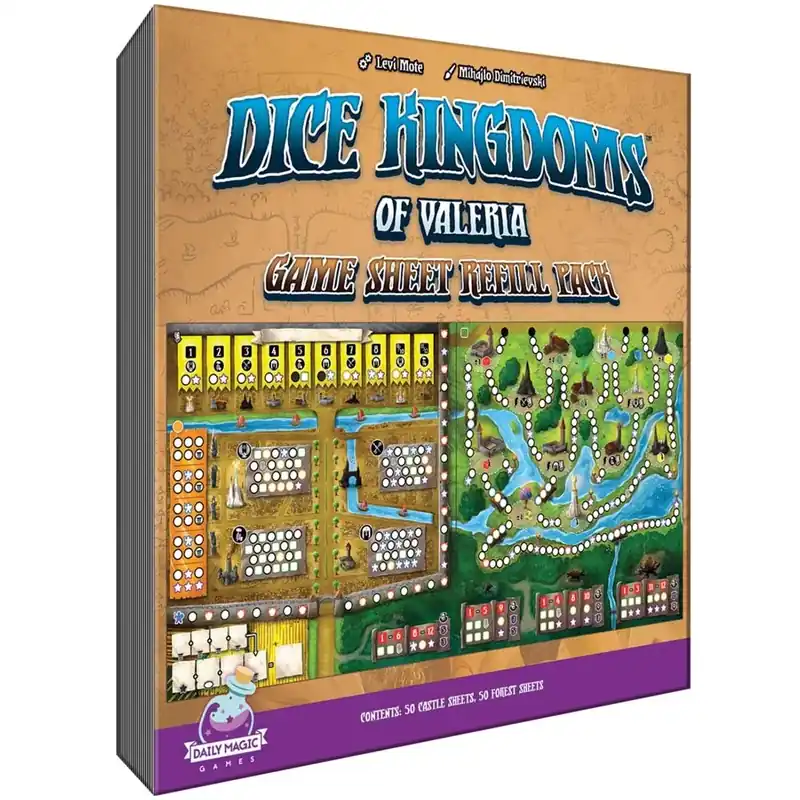 Topprodukt | DICE Kingdoms of Valeria Sheet Refill Pack Board Game