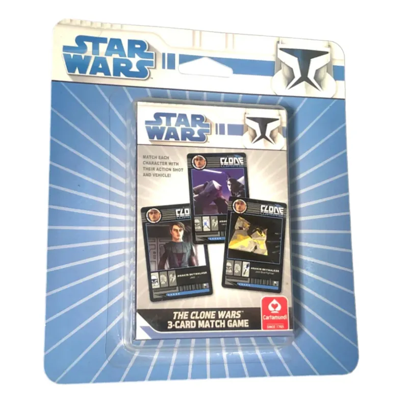 Star Wars The Clone Wars 3 Card Match Blister - Utförsäljning