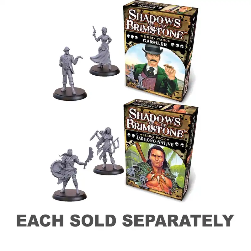 Shadows of Brimstone Miniature Hero Pack | Kundfavorit