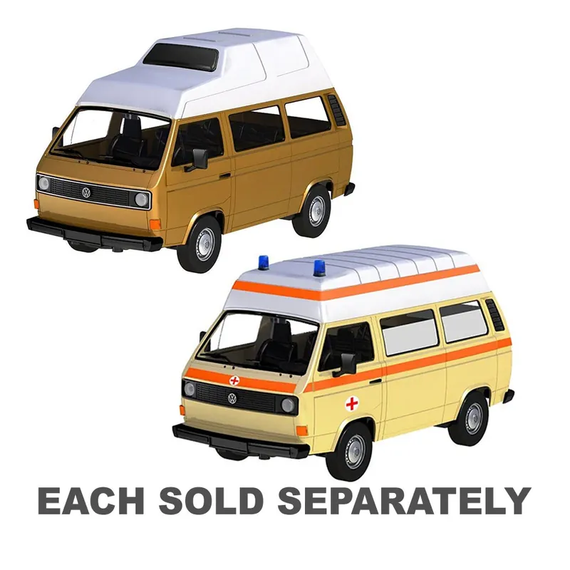 Kan beställas - Volkswagen typ 2 T3 1/24 skalmodell
