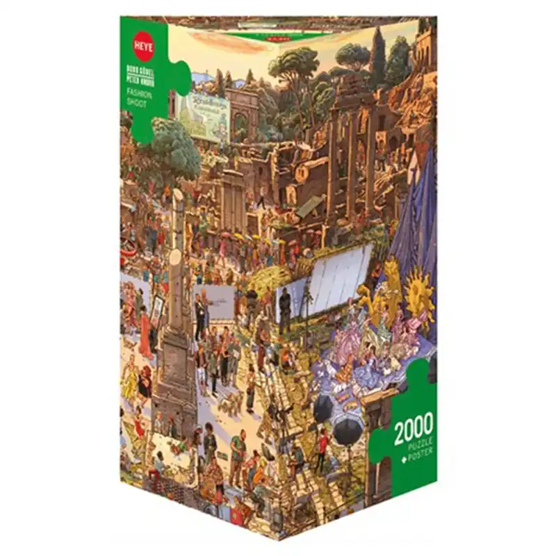 Trygg betalning | Heye Gobel/Knorr Fashion Shoot Triangular Puzzle 2000pcs