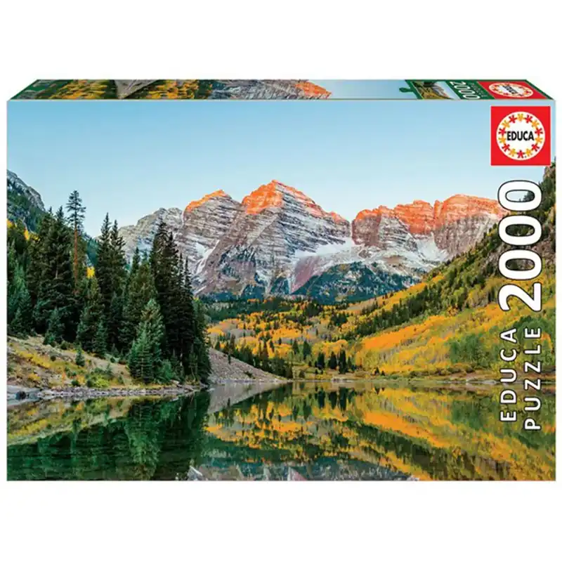 Extra bra pris | Educa Maroon Bells Jigsaw Puzzle 2000st