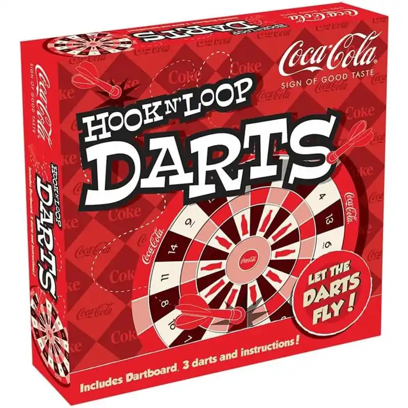 Coca Cola Hook & Loop Darts Game | Favorit hos kunderna