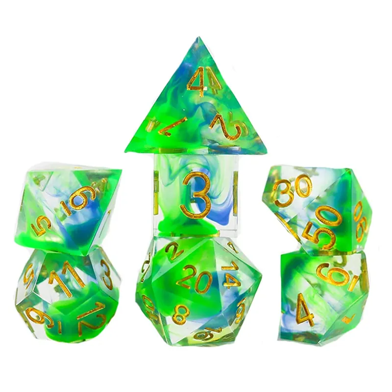 Bästsäljare - Sirius Polyhedral Sharp Cypern Dice Set 7st