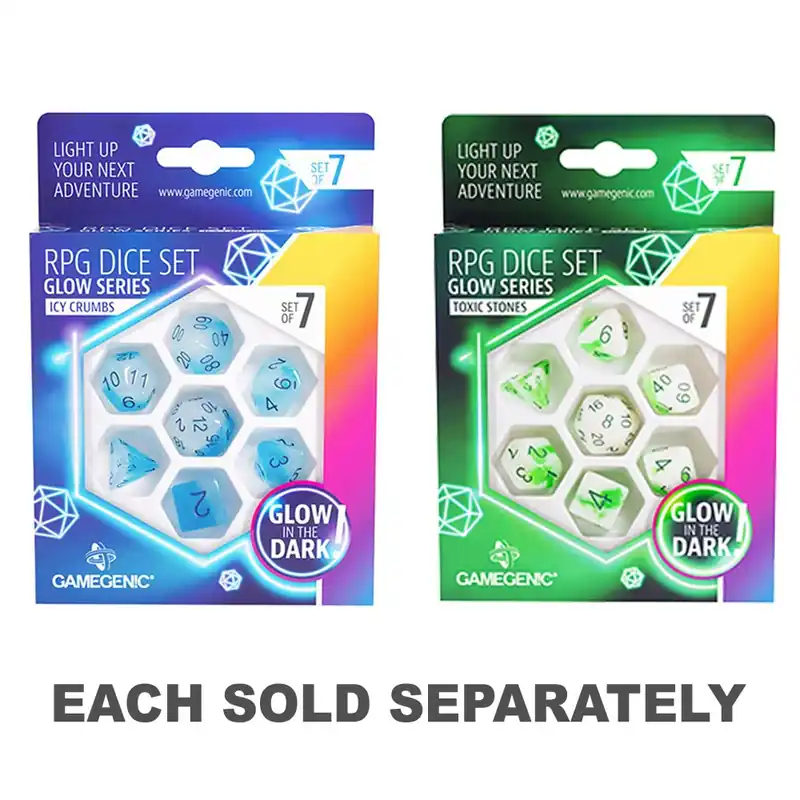 Populärt just nu - Gamegenic Glow Series RPG DICE SET 7st