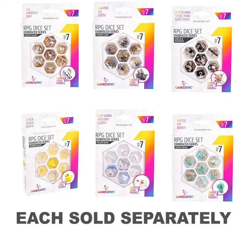 Bra pris | Gamegenic Embraced Series RPG DICE SET 7st