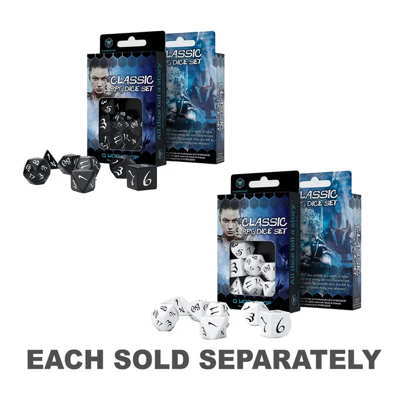 Specialerbjudande - Q Workshop Classic Dice Set 7st