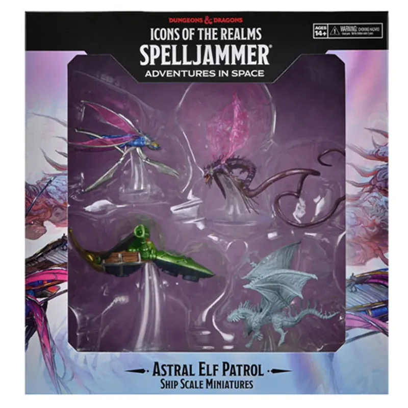 Snabb frakt - D & D -ikoner för riket Astral Elf Patrol Figure Set
