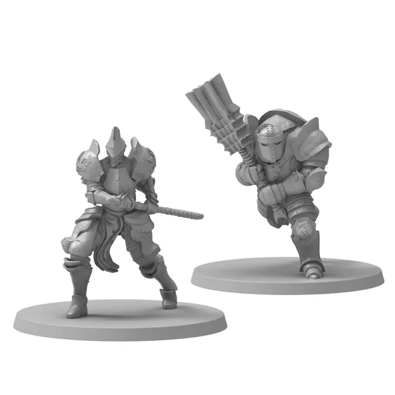 Skynda dig | Dark Souls RPG Captain & Warriors Miniature Set