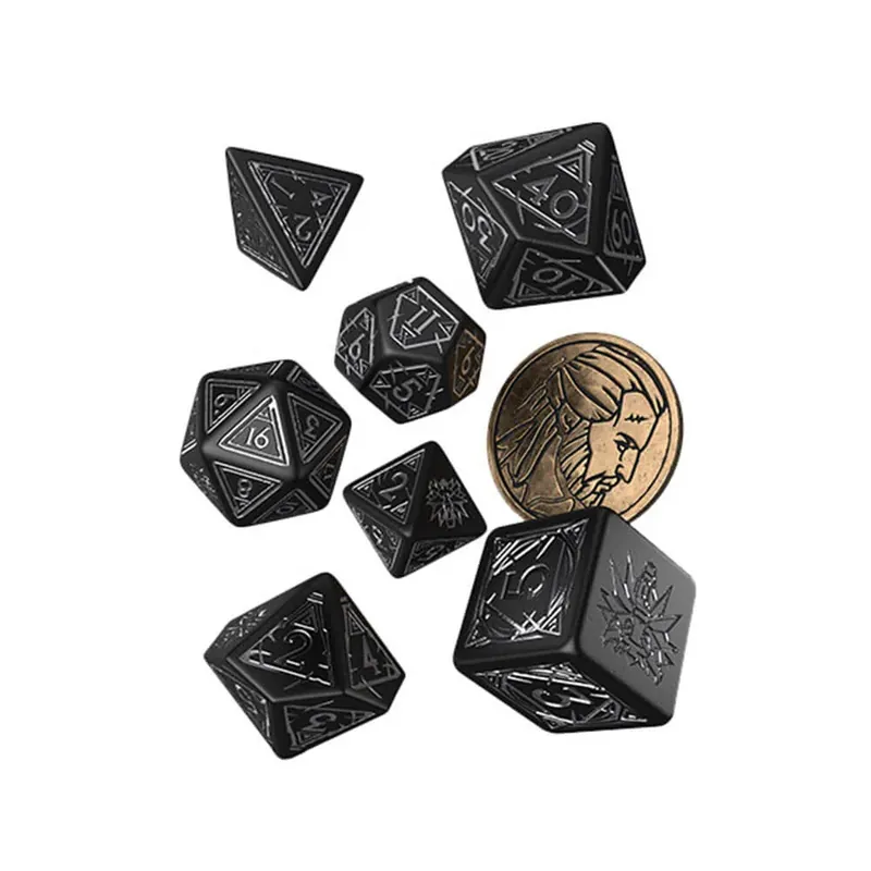 Trygg betalning - The Witcher Geralt Silver Sword Dice Set