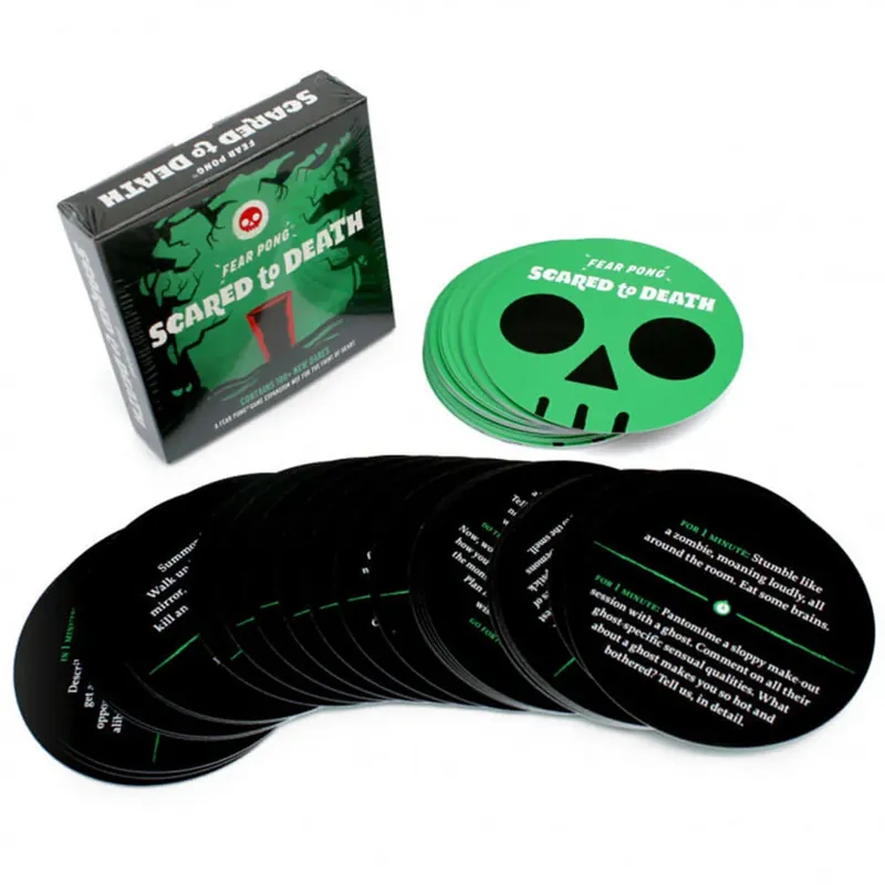 Fear Pong rädd till Death Card Game Expansion Pack | Spara nu