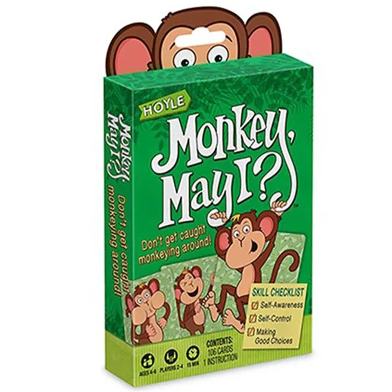 Kan beställas online - Hoyle Monkey May I Card Game
