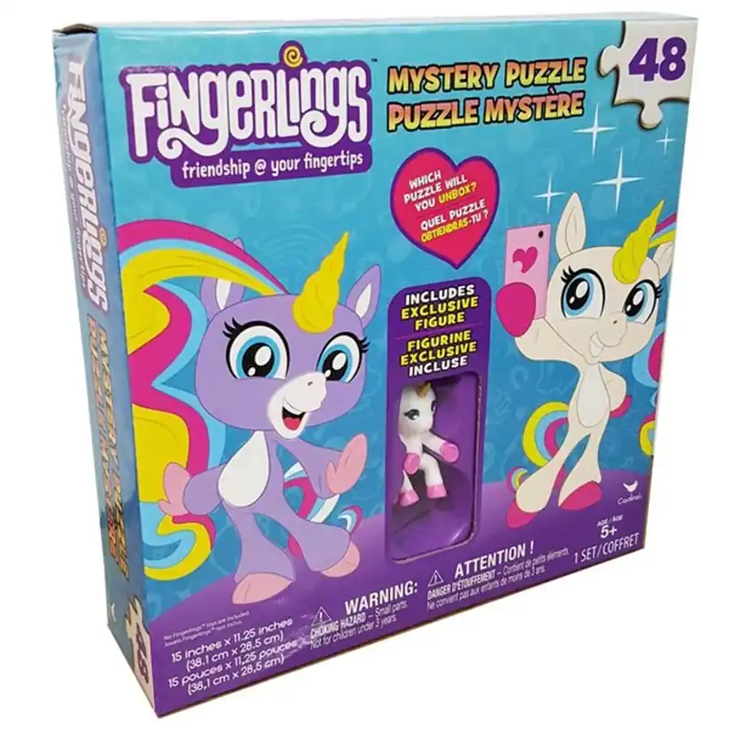 Fingerlings Mystery Puzzle 48st - Bra pris just nu