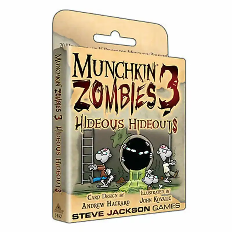 Munchkin Zombies 3 Hideous Hideouts Expansion | Extra rabatt