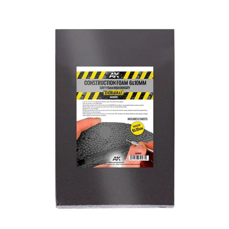 Endast ett fåtal kvar | AK Construction Foam 10mm (blå)