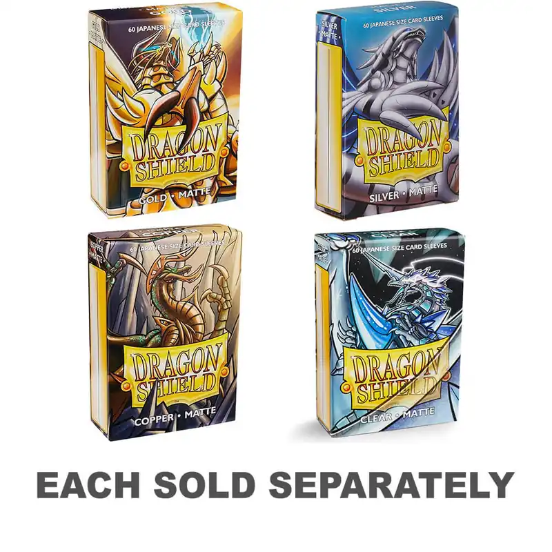 Lågt pris - Dragon Shield Japanese Matte Card Sleves Box of 60