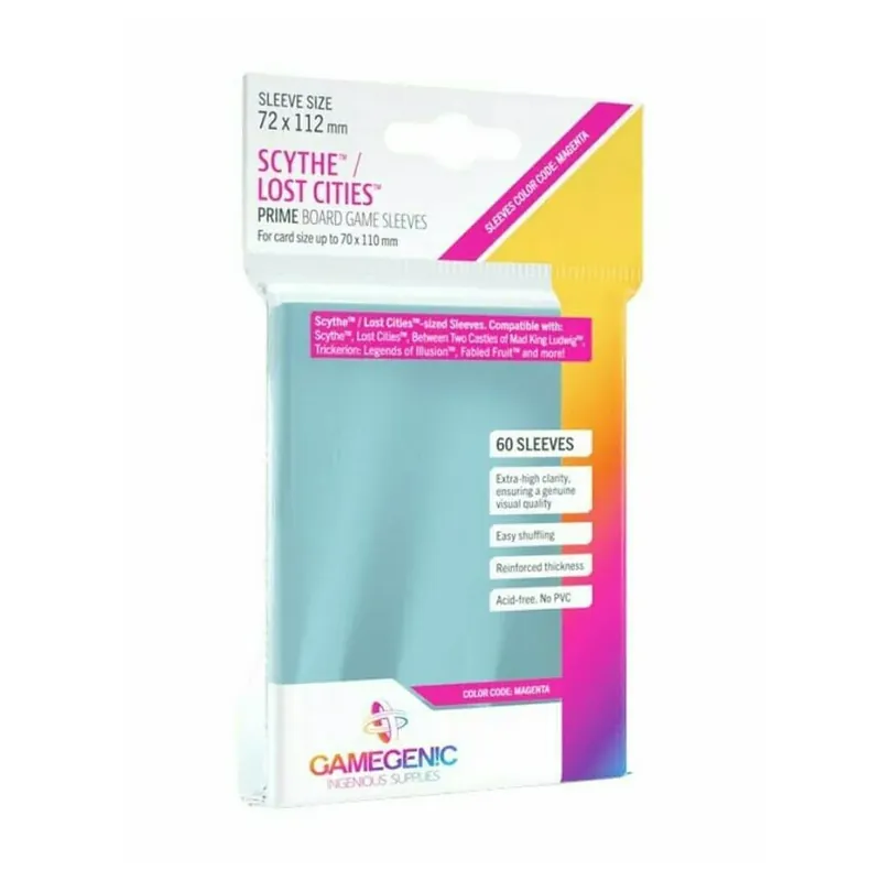 Gamegenic Prime Sleeves Scythe/Lost Cities (60/Pack) | Expressfrakt