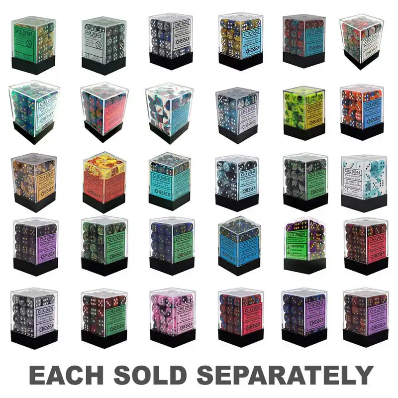 D6 DICE GEMINI 12MM (36 DICE) - Bra pris