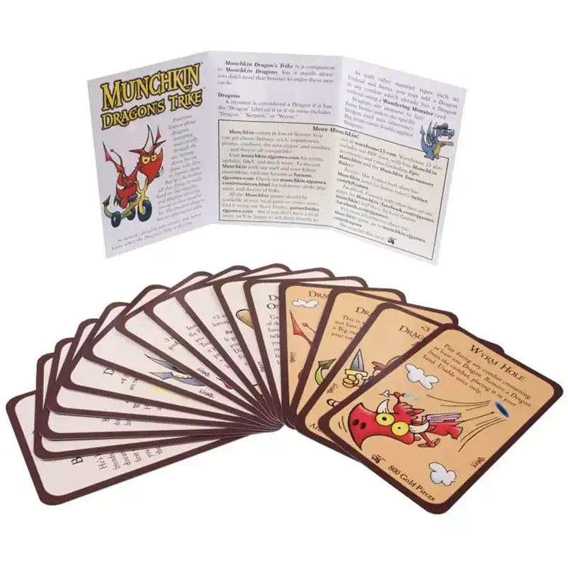 Favorit - Munchkin Dragons trike -kortspel