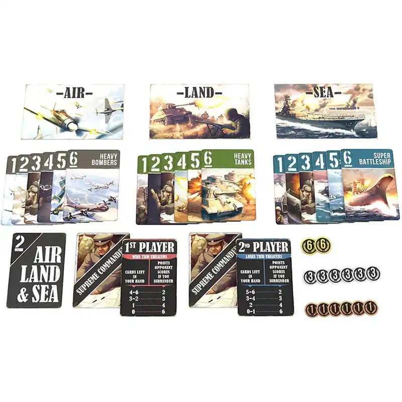 Få kvar i lager | Air Land & Sea Revised Edition Card Game